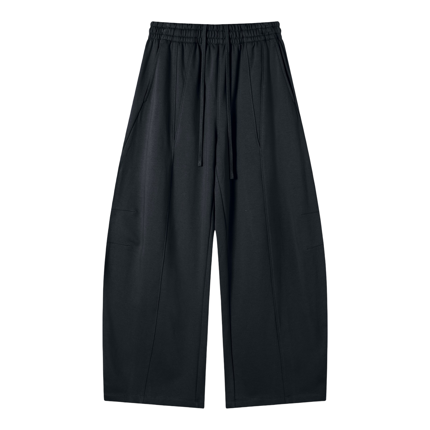Klurve Offbeat Wide-Leg Panel Sweatpants