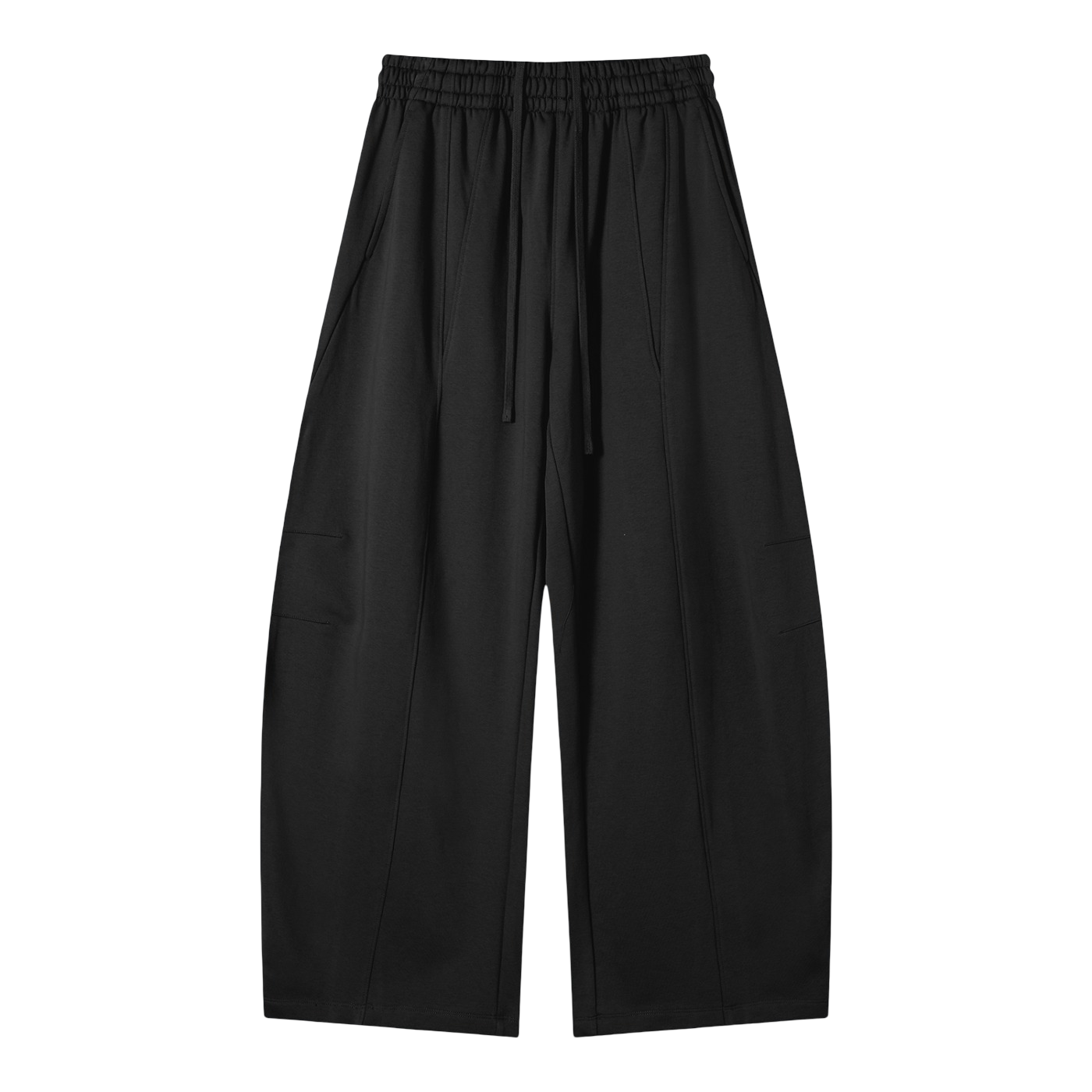 Klurve Offbeat Wide-Leg Panel Sweatpants