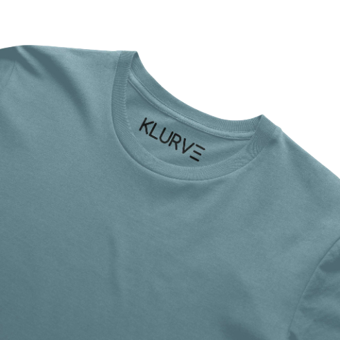 Klurve Ease Streetwear Essential #Color_blue fog
